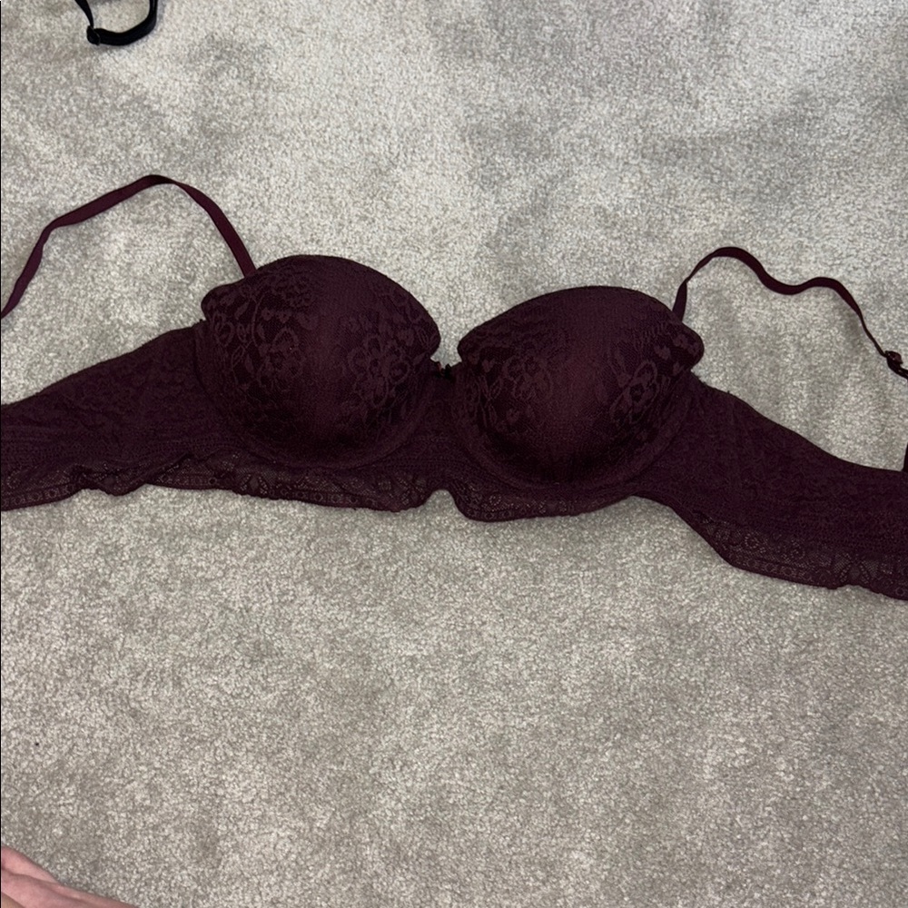 Aerie Red Bra Intimates & Sleepwear